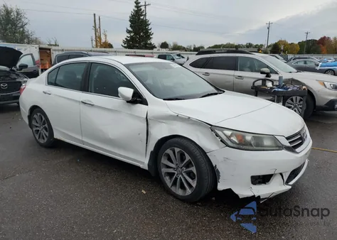 2014 Honda Accord Sport from USA, damaged, VIN 1HGCR2F52EA093589